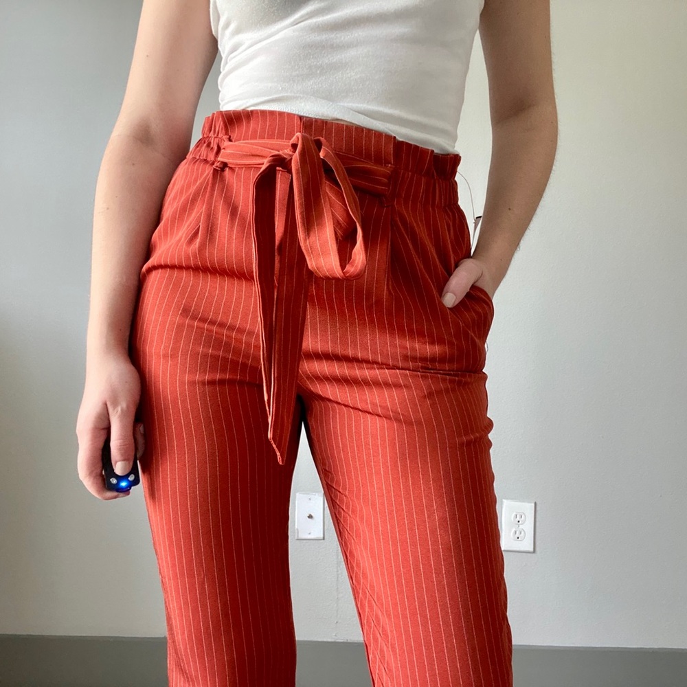 High Waisted Crop Pants